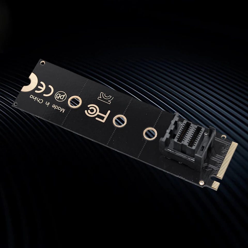 M.2 PCIe to SFF8643 Expansion Card M.2 NVME M.2 NVME na U.2 Tvrdý diskový adaptér karta MKEY PCIEX4 Podpora 2230/2242/2260/2280 SSD