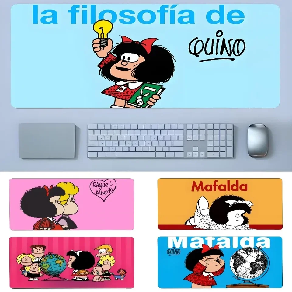 M-Mafalda Girl MousePad Nové prílety veľké herné myšpad l xx xxl gamer myš