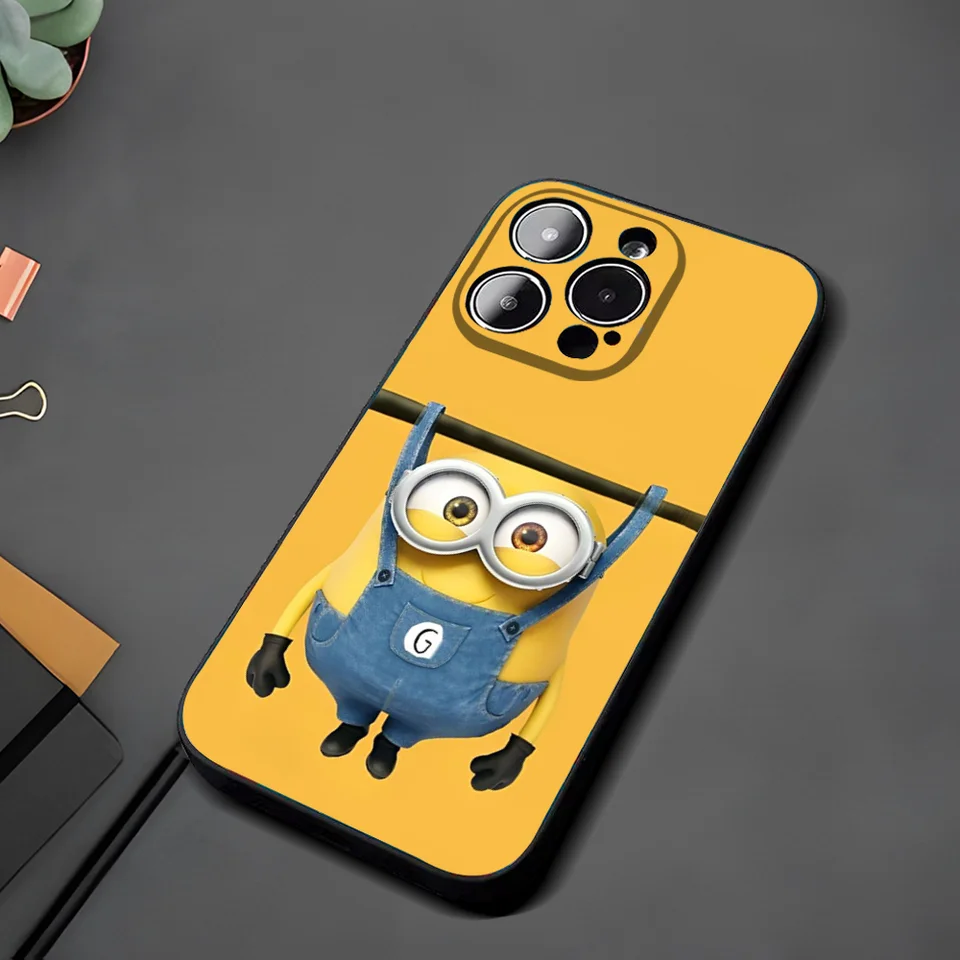 M-Minion Telefón pre iPhone 15 11 13 14 Pro Max 7 8 plus x xr xs Max SE2020 12mini Cover Case Case
