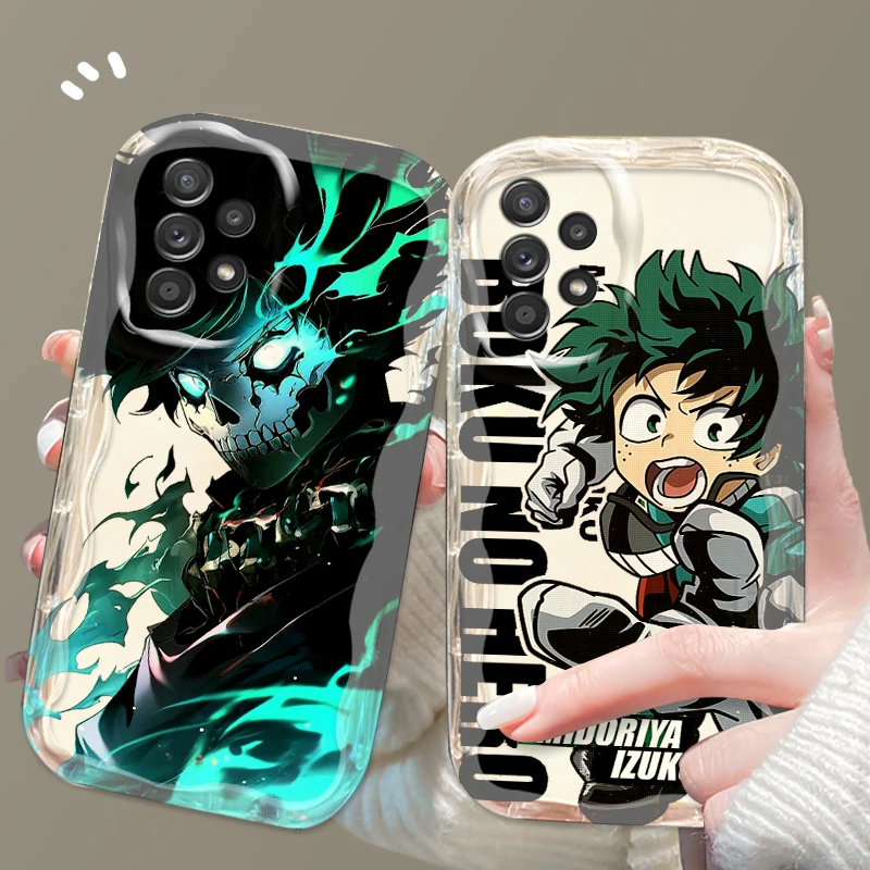 M-My Hero Academia Anime Cool pre Samsung A55 A54 A53 A52 A35 A34 A33 A32 A25 A24 A23 A22 A21S A15 A13 A13 A14 5G Wave Oil TPU