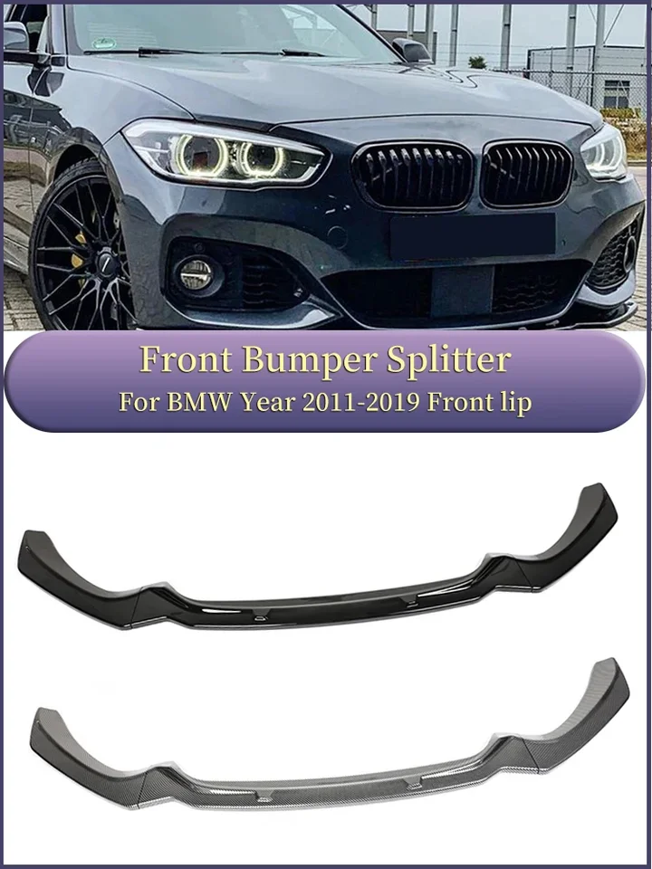 M Sport predný nárazník na pery súprava prednej sukne SPITLER SPOILER CRUSH CRADPPITTER DIFFUSER M Tech pre BMW 1 sériu F20 F20 F21 2011-2019