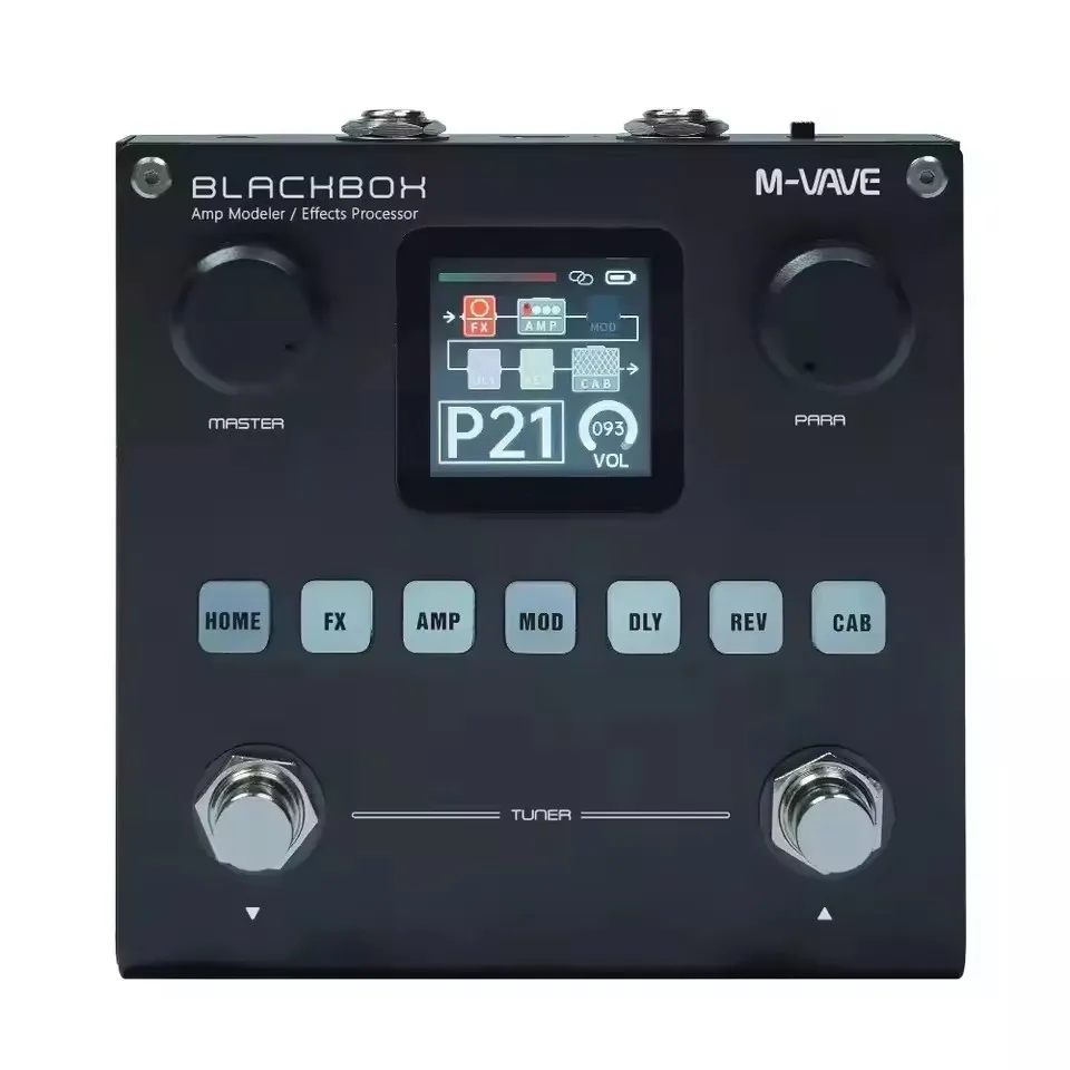M-VAVE Blackbox Guitar / Bass AMP Modeler Multi Effects Procesor Doplniteľný pre elektrické gitarové basy