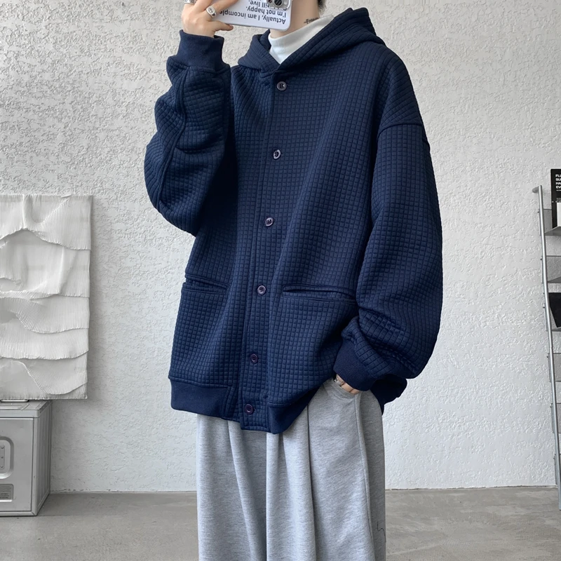 M-xxxxxxxxxl plus Men muž Unisex Plain Hoodie Single Breased Bunda s kapucňou Mikina mikiny m-8xl 7xl 6xl 5xl 4xl 4xl