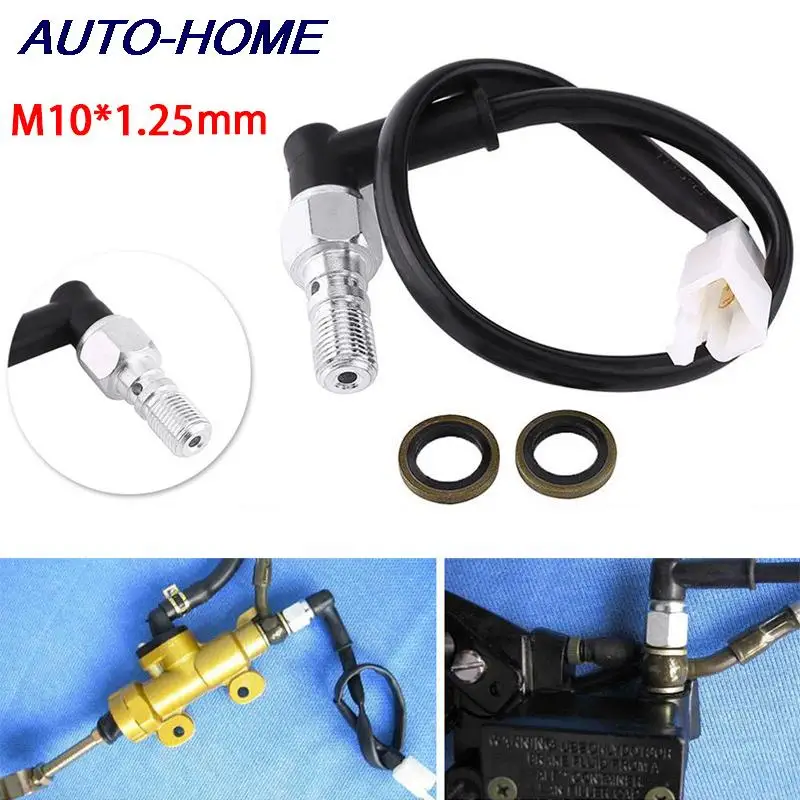 M10x1.25 Spínač zadnej hydraulického brzdového svetla pre motocykel pre KTM 125 250 300 400 450 525 SX XC Exc Banjo skrutka