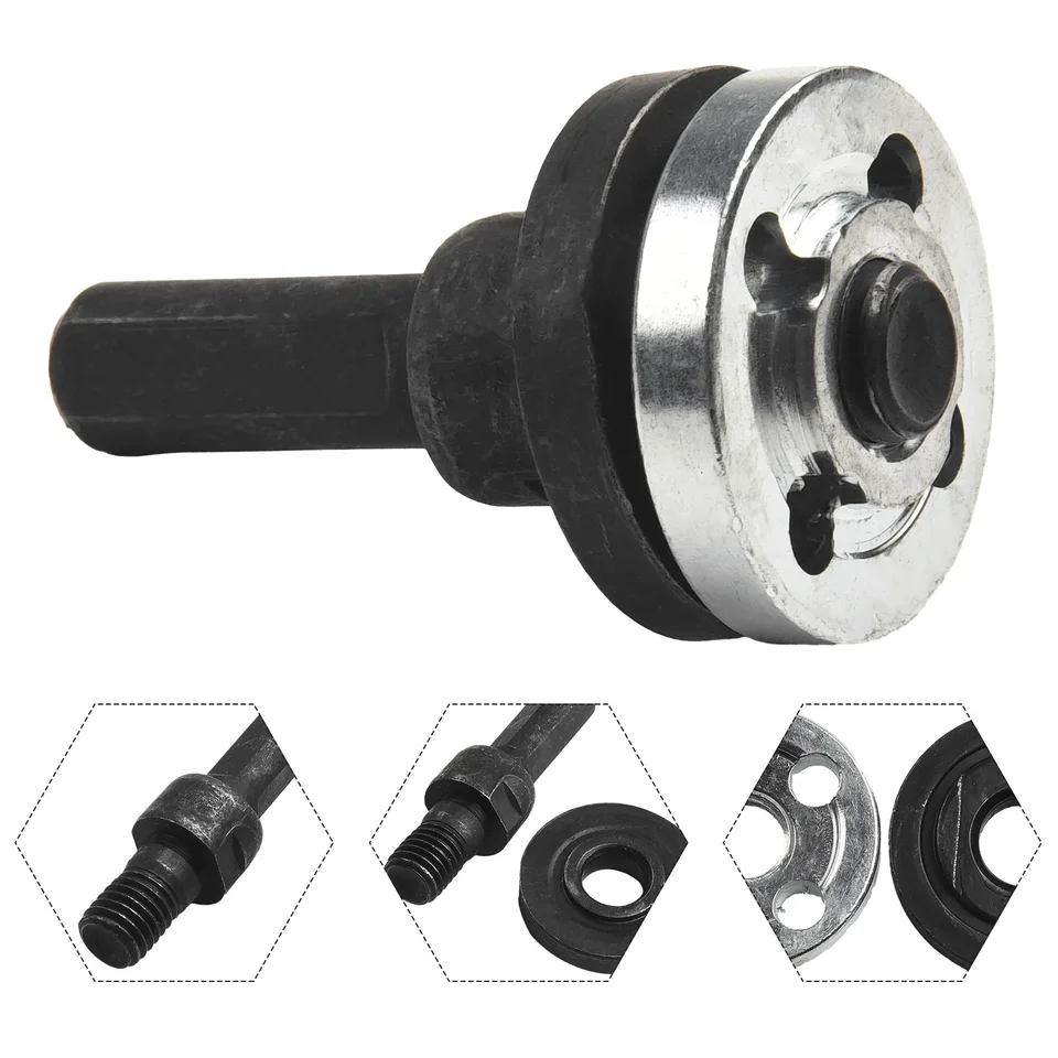 M14 Elektrický vŕtací uhol mlynčeka SKRAZIKA PRÍRUČKA 14 mm závitový adaptér HEXAGON ROD NASTAVNÁ KONCORMÁCIA KONEKTOR