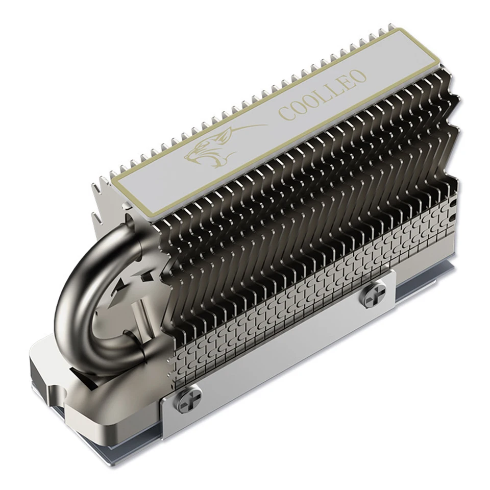 M2 2280 SSD Heatsink HR-09 2280 Chladiace zariadenia chladiča vesty plne elektroplatované AGHP Heatpipe M.2
