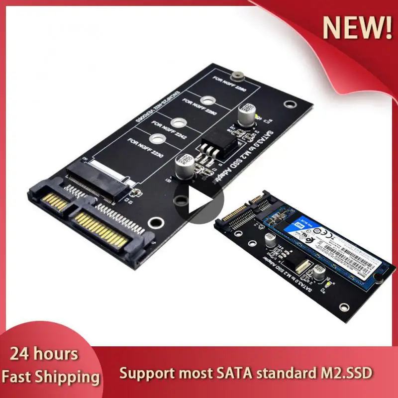 M2 až SATA3 Adapter Karta Vysoko účinná SATA M2.SSD Convert Adapter Card NVME SSD Modernizovaný adaptér SATA 6 GBPS NGFF