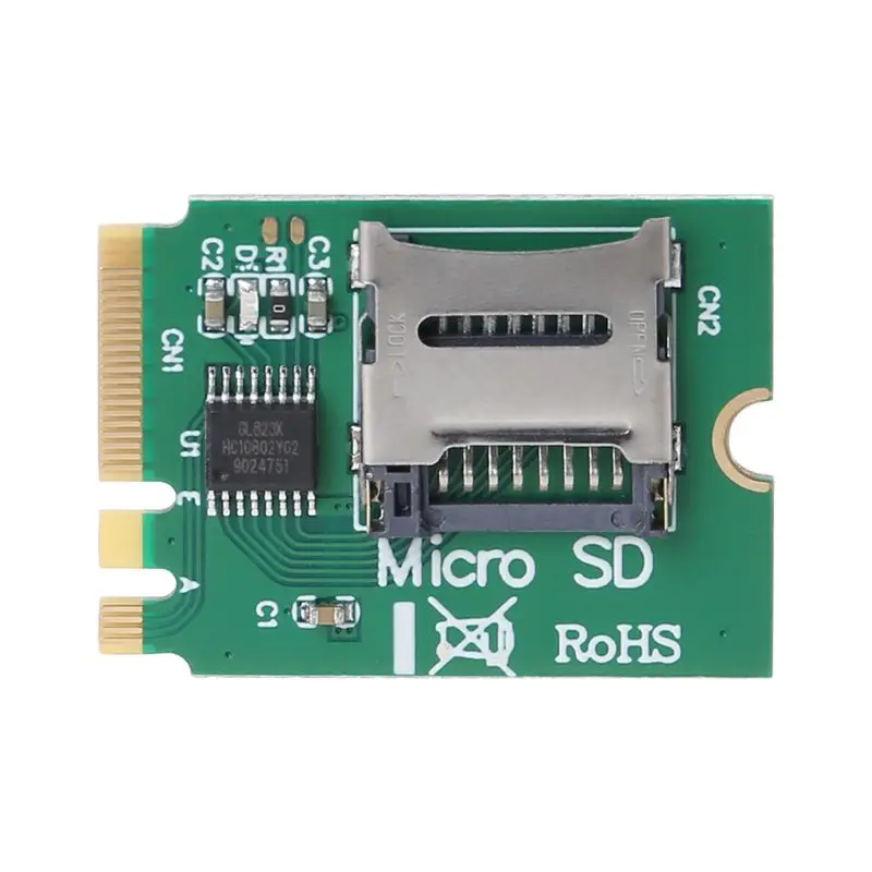 M2 NGFF Key AE WiFi Slot to Micro SD SDHC SDXC TF čítačka karty T-FLASH M.2