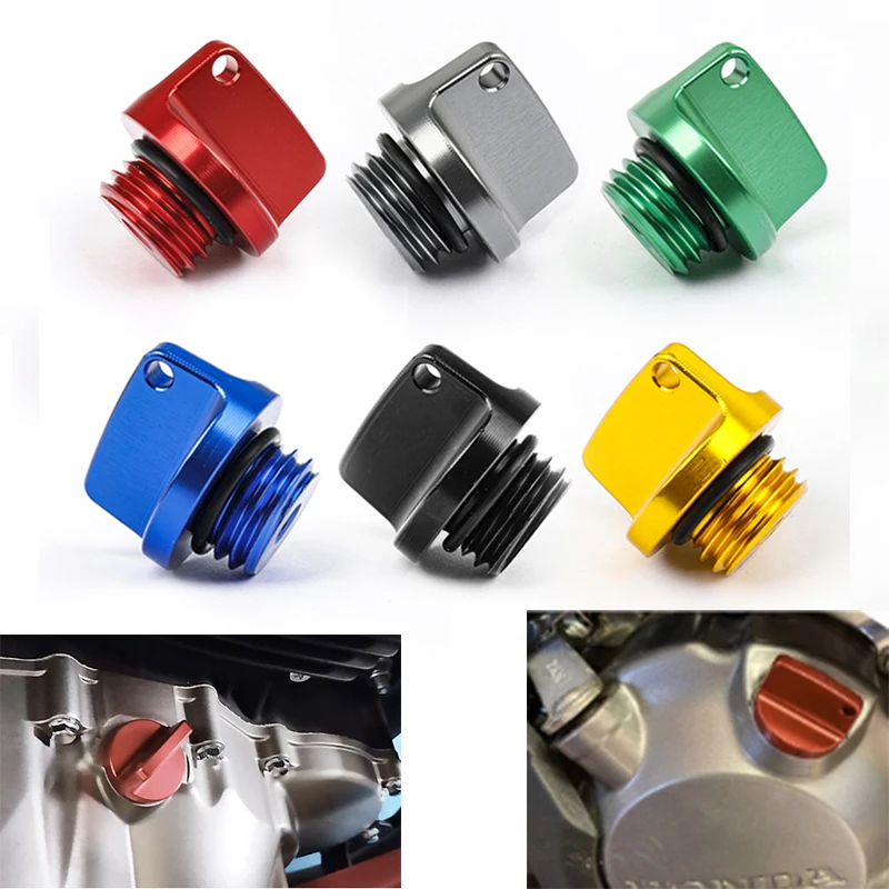 M20*2,5 zástrčka uzáveru oleja pre Kawasaki Ninja 250 450 ER-4N ER-6F VERSYS650 Z650 ZXR750 Z800 NINJA 100 VERSYS Z1000 VERSYS 650