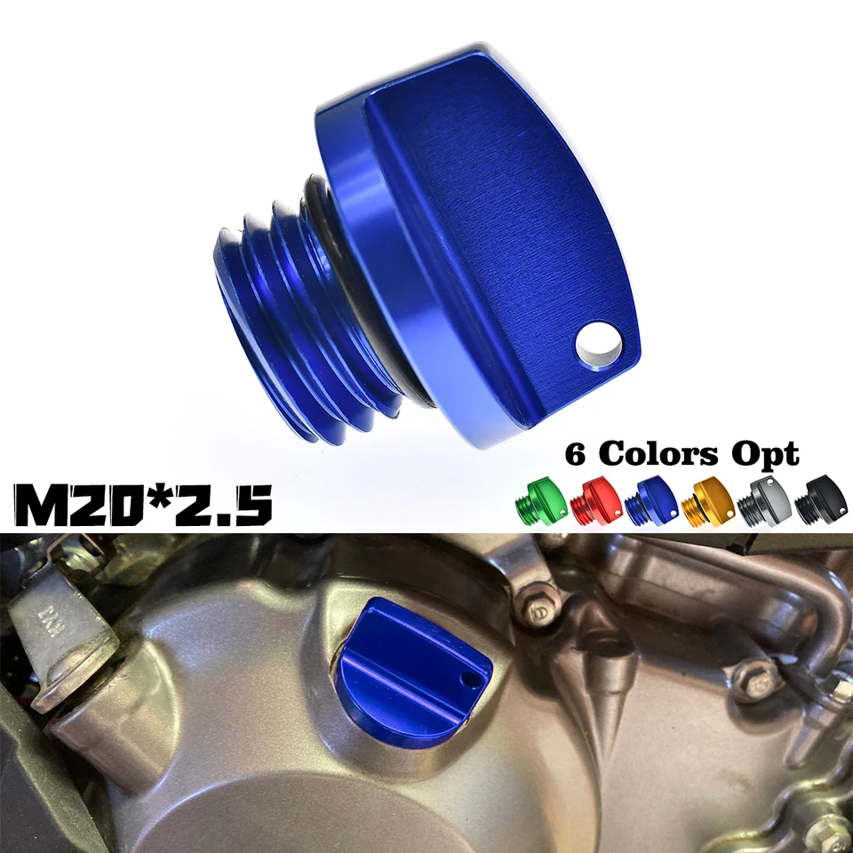 M20*2,5 zátka na olejovú plnú čiapku pre Yamaha YZ 68 85 125 250 YZ1250 YZ250 YZ 250F 450F FX WR250F WR450F MT-09 FZ-09 T-Max 2008-2023