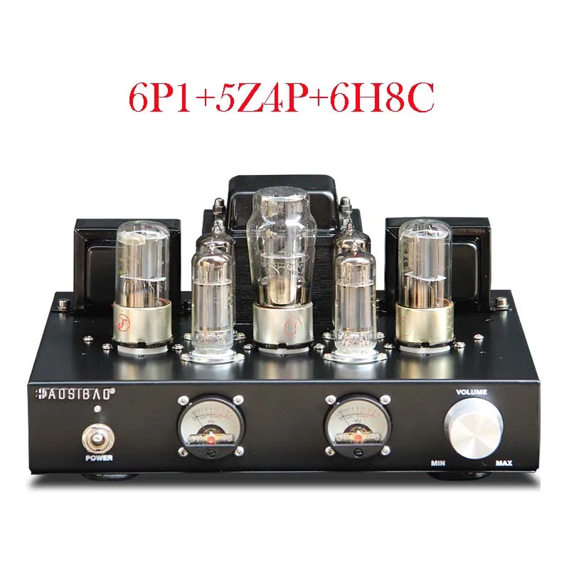 M2C Home Audio Tube zosilňovač stroj Originálny kryt z nehrdzavejúcej ocele 2 * 6,8 W AC220V