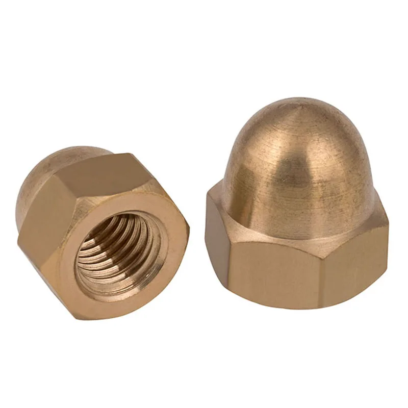 M3 m4 m5 m8 m8 m10 m12 M14 M16 M18 M20 mosadz Acorn Cap Dome Matice Mosadz Typ Copper Mut Cover polkruh kupoly kupoly