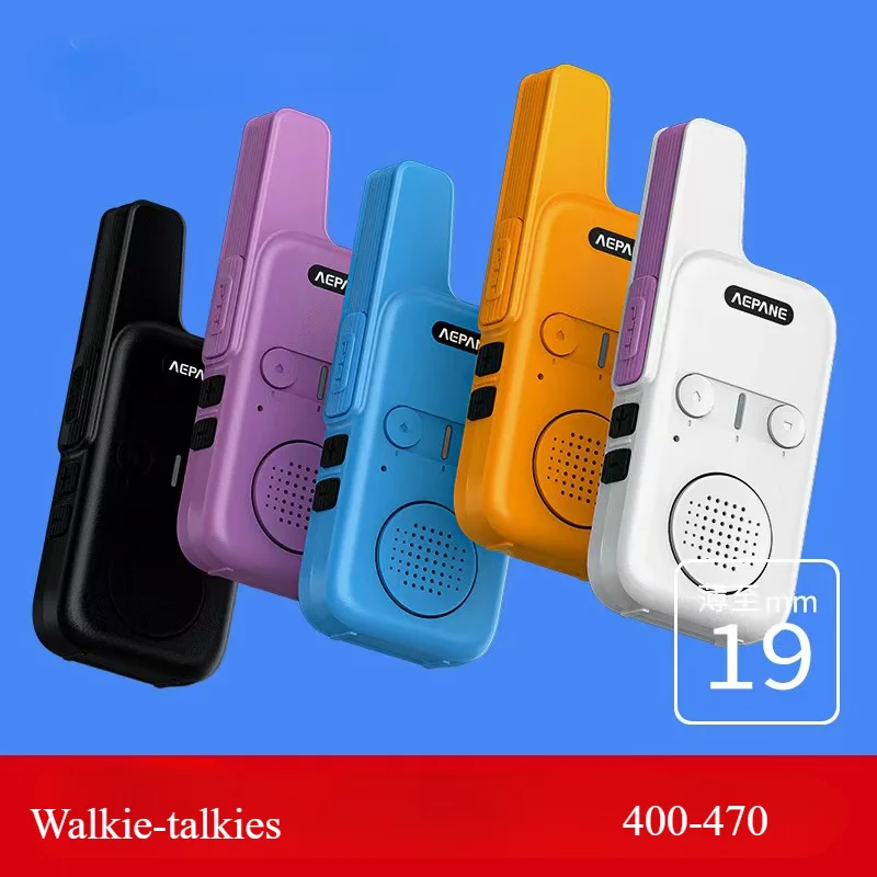 M300 Kids Walkie Talkie Mini Nabíjateľné vysielač rodič-dieťa Interaktívna hračka Outdoor Camping Hotel Obojsmerné rádio s náhlavnou súpravou