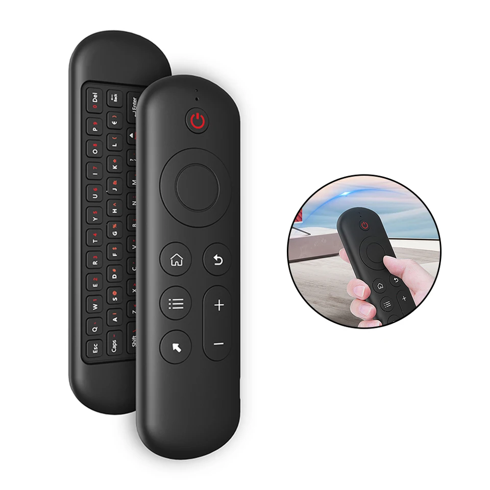 M5 TV Remote Air Mouse Nabíjačky 2.4G+BT5.2 SMART diaľkové ovládanie 7 Farbové snímanie pohybu pre Android TV/PC/SMART TV