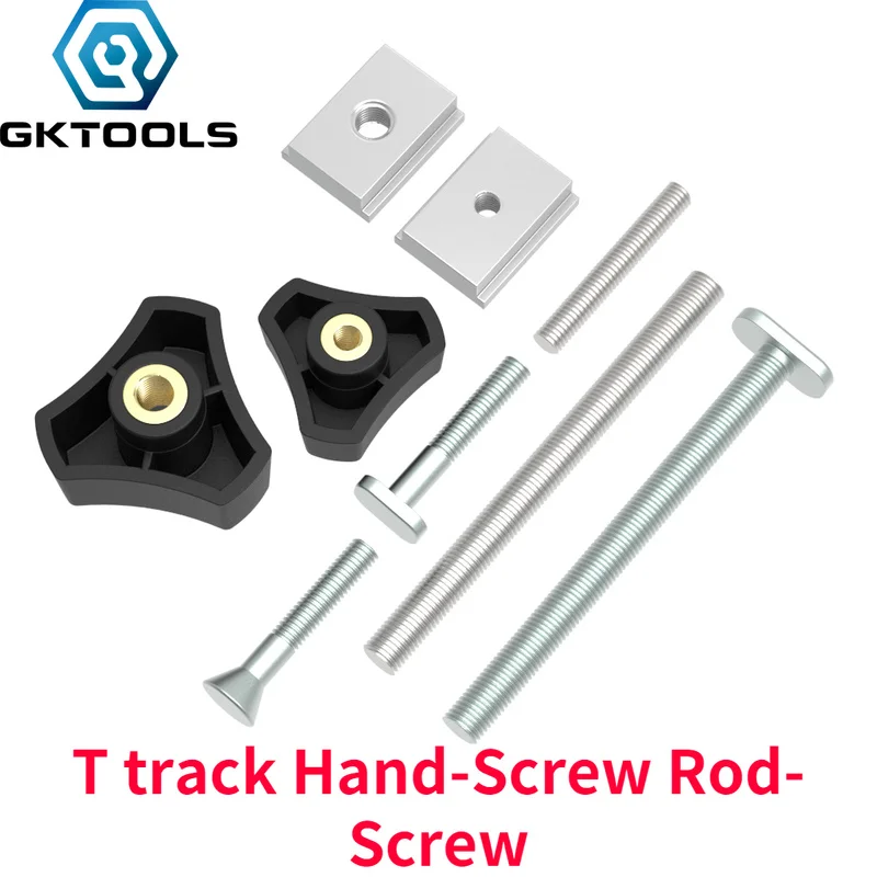 M6/M8 T Track Screp Slider Ruck Ruck Ruck Ruck Rýchle akcie zadržanie svorky na 19/30/45 T Slot Tracks