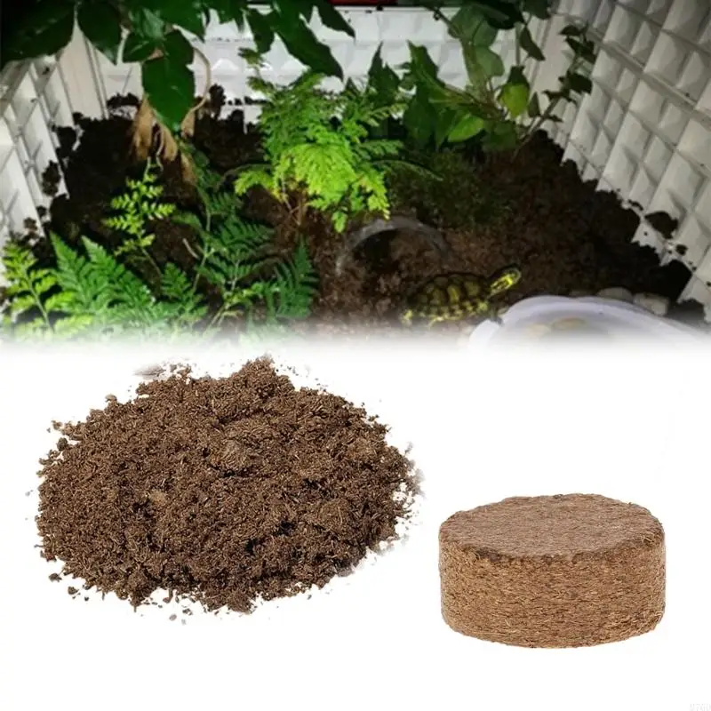 M76D Vlákno Coir Pellet Nutrient Pôda ľahká rastlina komprimovaná základňa záhrada