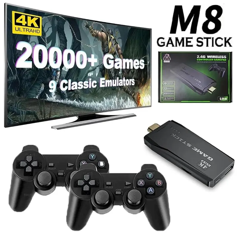 M8 Game Console 2.4g Wireless Double TV Game Console HDMI High Definition PS Arcade 20 000 hier