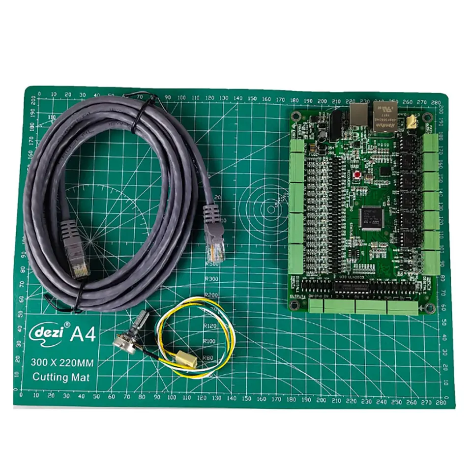 Mach3 CNC 6-osový riadiaci systém pohybu USB + Ethernet Network Port Integrovaná doska gravírovanie strojového stroja Krokový ovládač motora
