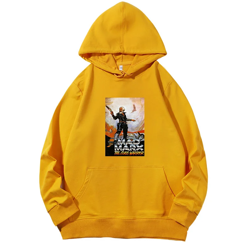 Mad Max Movie plagát Mel Gibson Classic Graphic s kapucňou mikiny jar jeseň harajuku streetwear bavlnené pánske športové oblečenie