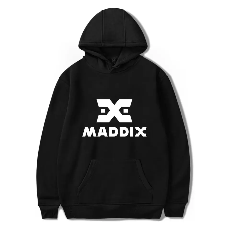 Maddix Merch Hoodie Spring Autumn módne oblečenie Muži/ženy Príležitostné vrcholy mikiny s dlhým rukávom