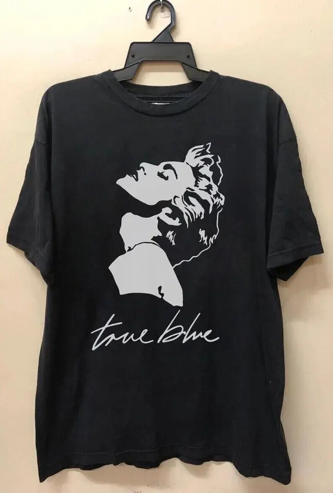 Madonna 80. roky retro štýl True Blue Tričko, darček Madonna Unisex pre fanúšikov KH4010