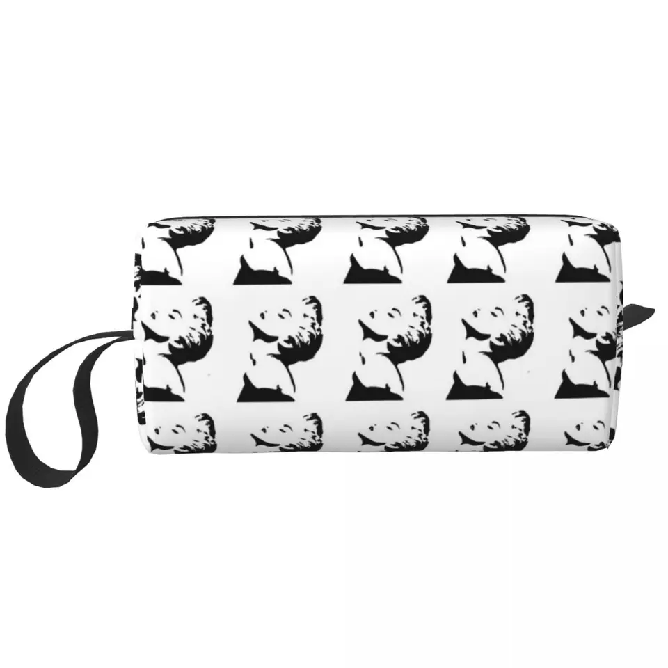 Madonna True Blue Cover Album Makeup Bag Cosmetic Organizátor DOPP Kit toaletná taška Kozmetická taška pre ženy krása cestovanie ceruzky puzdro