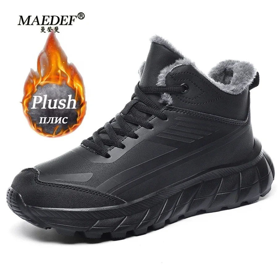 Maedef Brand Men Winter Sneh Boots