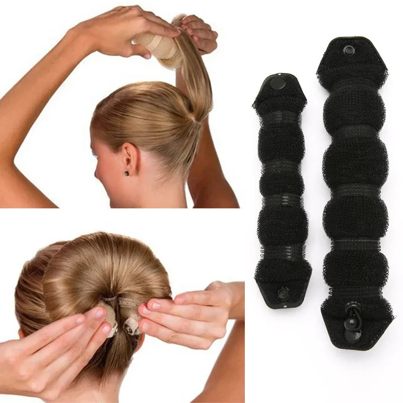 Magic Roll pena špongia na vlasy natáčanie šišky Donut Foam Špongie Easy Big Ring Hair Styling Nástroje
