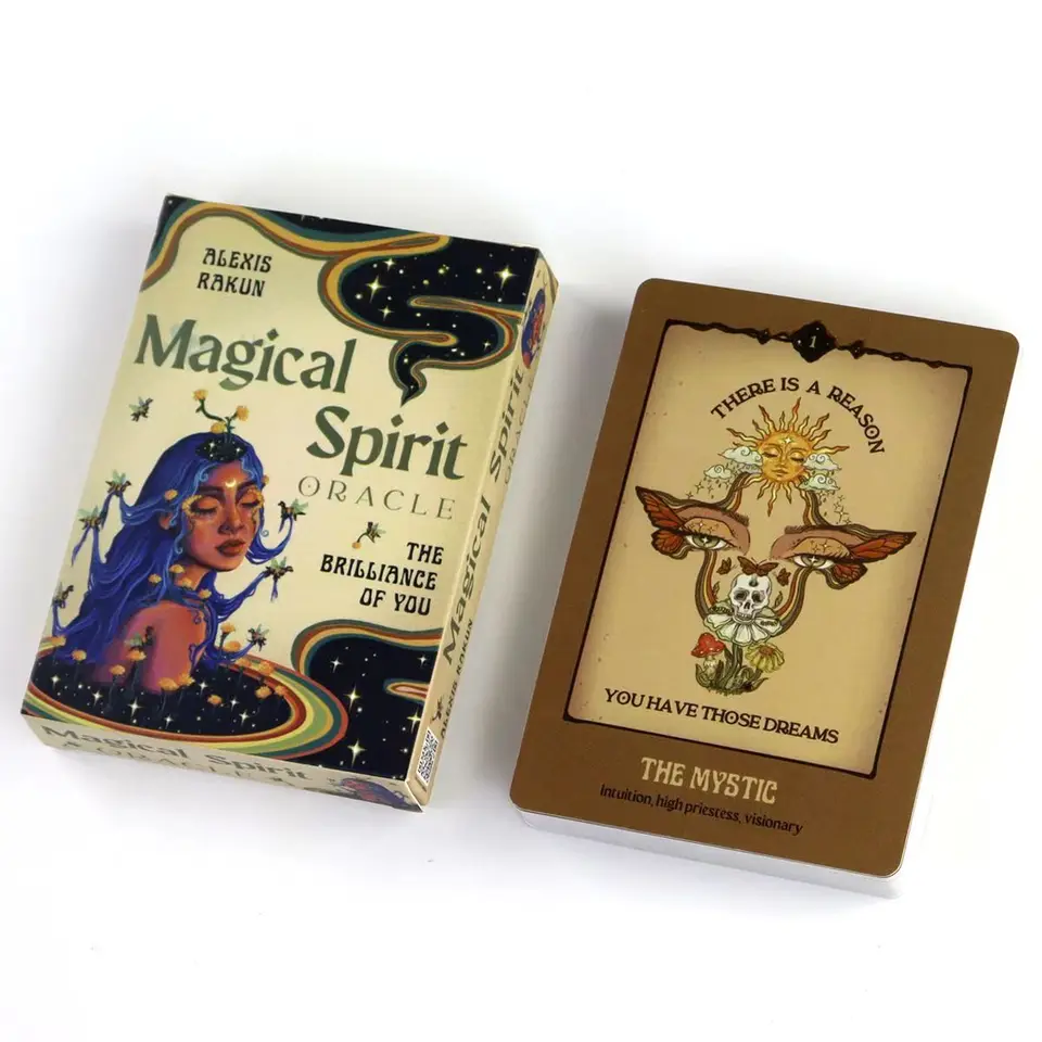 Magical Spirit Oracle Deck 10.4*7,3 cm: Brilancia You 44 PCS kariet