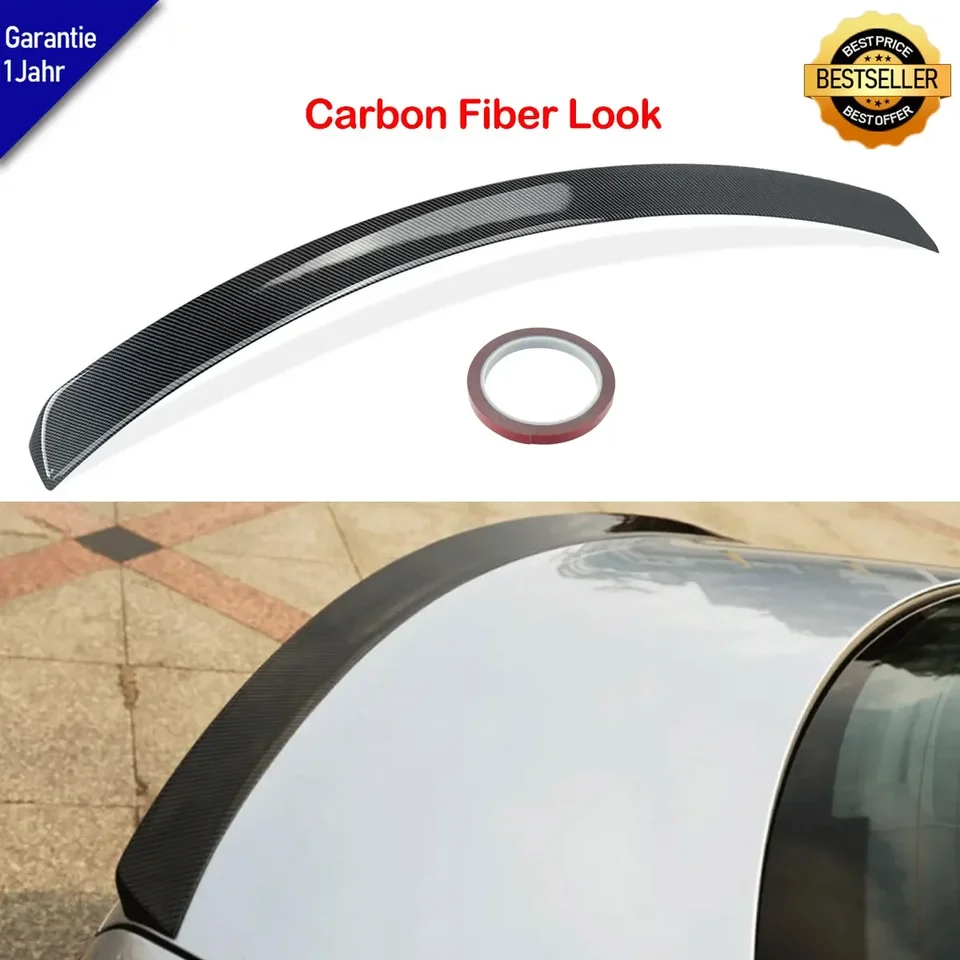Magickit Carbon Look Fit Fit for Mercedes Benz W218 CLS SPOILER TYP TRUNK 2012-17