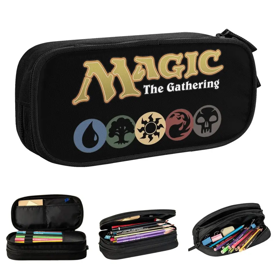 Magické hry zhromažďovanie mtg ceruzka Case New Pen Bags Girl Boy Boy Veľká kapacita Študenti Školské darčeky ceruzky ceruzky