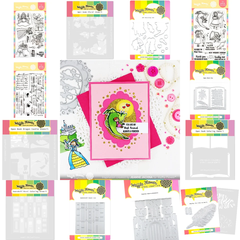 Magické narodeniny zodpovedajúce matričky Stramps Scrapbook Denník dekorácia šablón Šablóna Šablóna DIY pozdravy