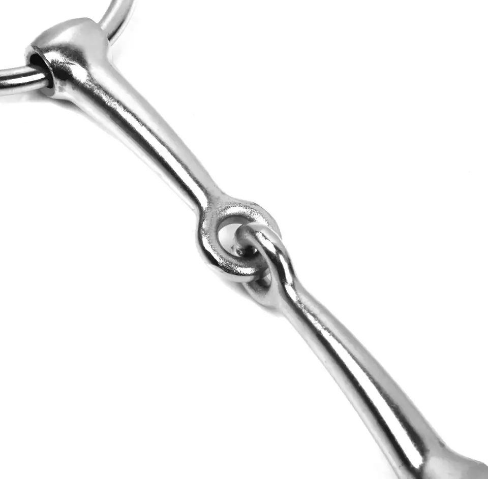 Magideal 5 'Loose Ring French Link ústa ústí bit bit valček na koni náustok voľný prsteň