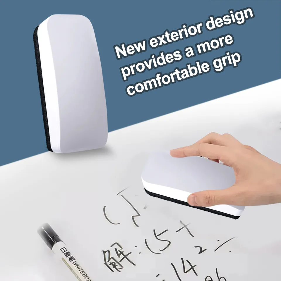 Magnetická eraser na tabuli Veľká tabuľa sklo Špeciálne gumáre môže absorbovať kriedovú kriedovú gumáre