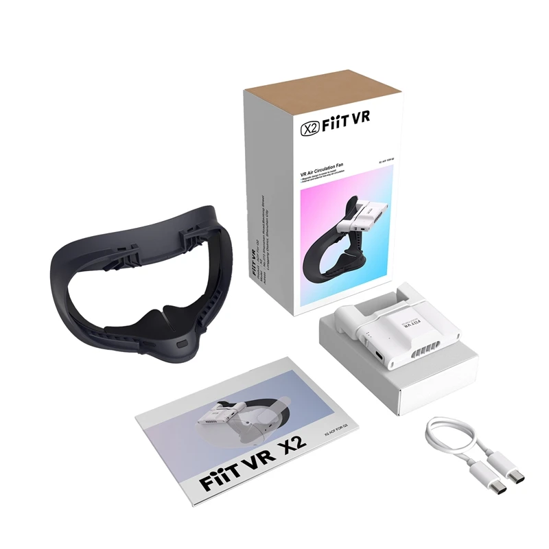Magnetická maska ​​Q2 VR Prenosná magnetická reliéf Fogging Fan Príslušenstvo pre Oculus Quest2