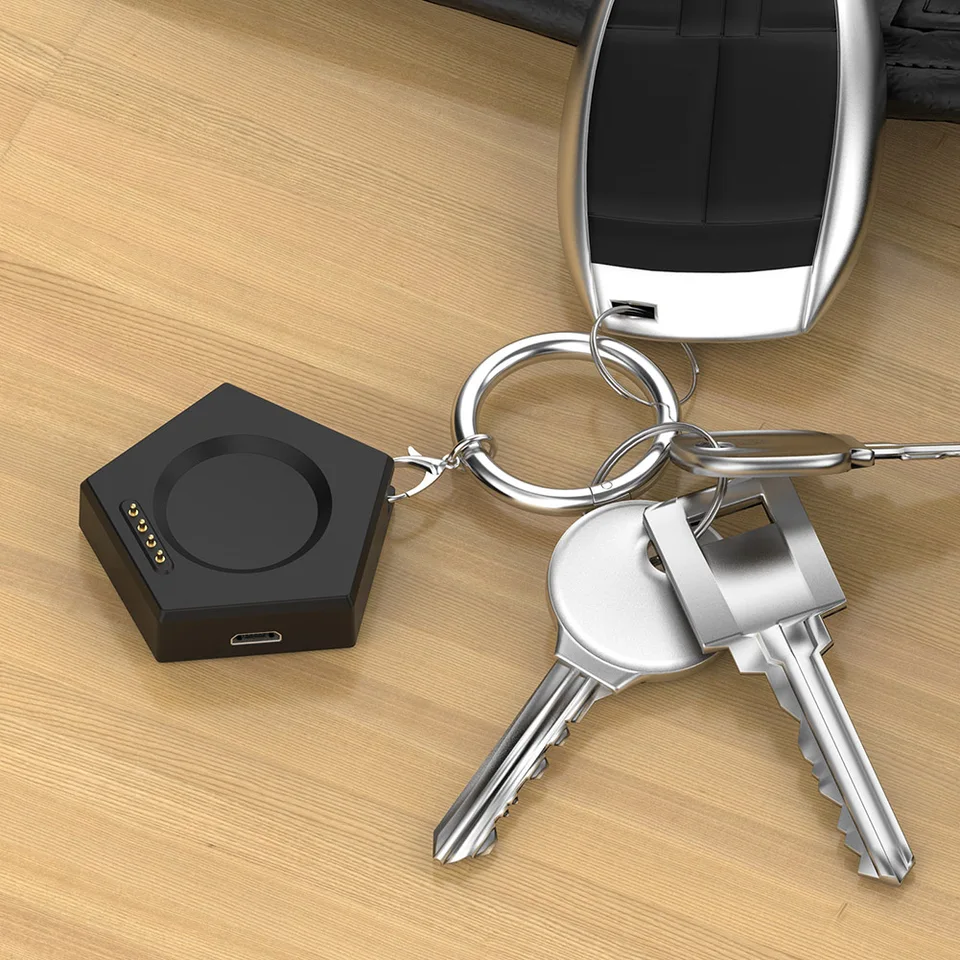 Magnetická prenosná nabíjačka bezdrôtové nabíjacie základňa s KeyChain pre OnePlus Watch2 Watch X/4Pro/3 Pro/3/2/SE