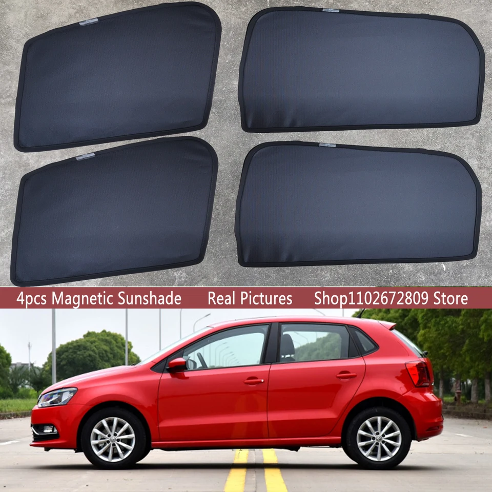 Magnetické auto Sunshade Shield predné čelné sklo rámový záves slnečných odtieňov pre Volkswagen VW Polo 6R 6C 2009 ~ 2017 MK5 Príslušenstvo