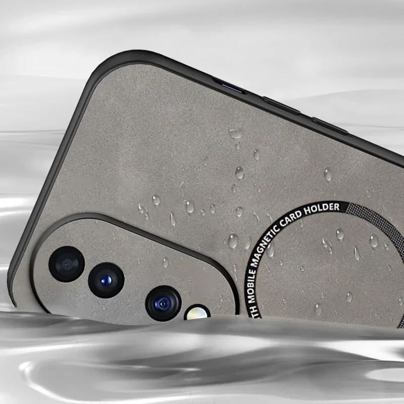 Magnetické ovce kožené mäkké puzdro pre Huawei Honor 100 Pro 90 80 70 60 SE x9A x8A x7A x6A x8 4G 5G Magic 6 5 Lite Pro