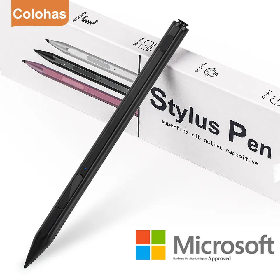 Magnetické pero pero pre Microsoft Surface Go 1 2 3 Pro 4 5 6 7 8 9x povrchová kniha 3 laptop Studio Screen Pen Touch výkres ceruzkou ceruzka