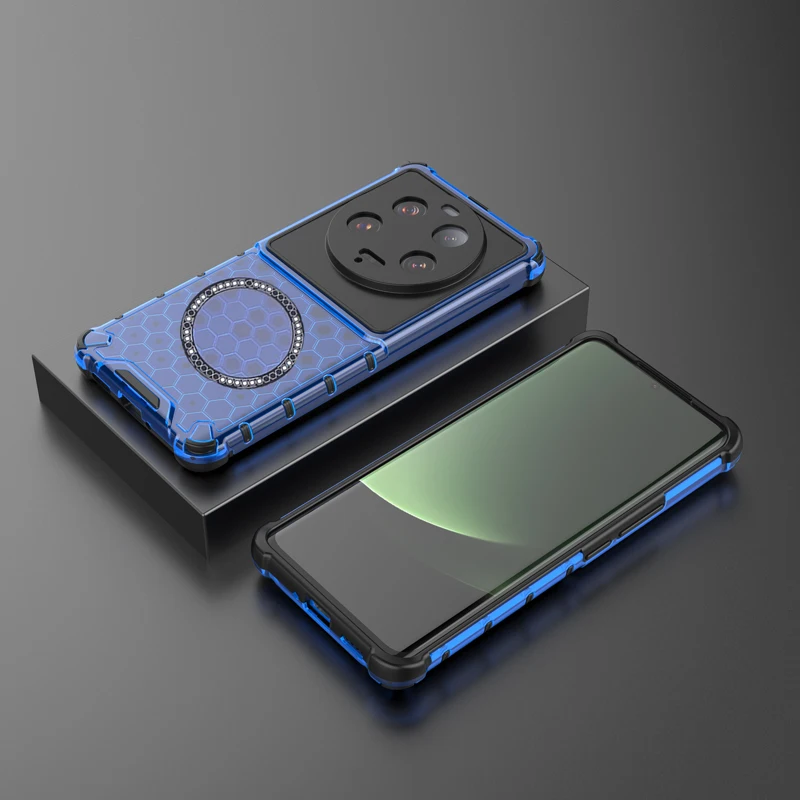Magnetické puzdro na šokom proti šokom pre realme 13 12 pro plus 10 9 8 7 9i 8i 7i x7 V15 C17 Magsafe Wireless Cover Cover