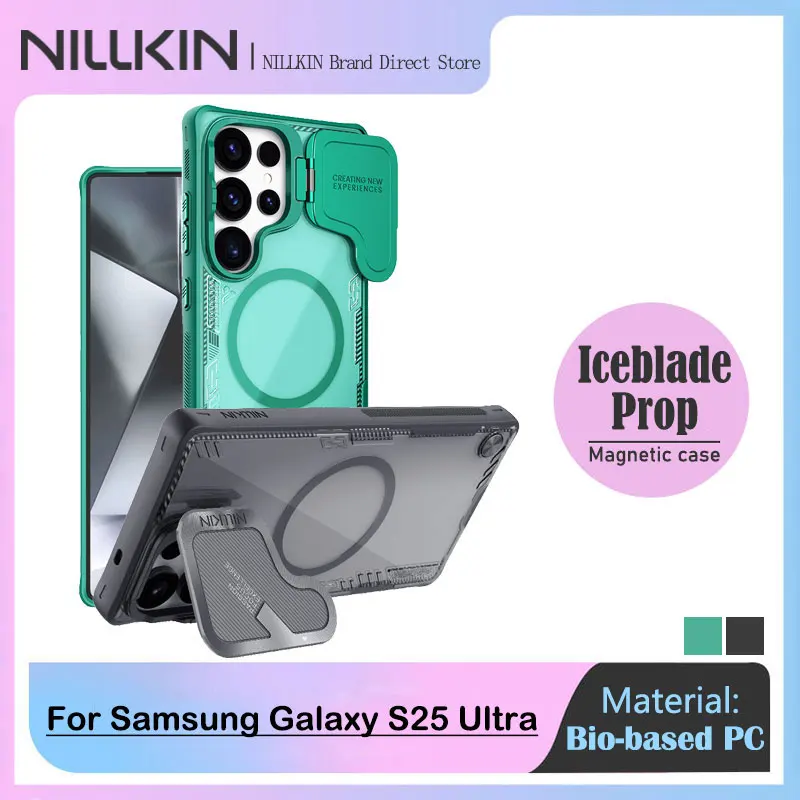 Magnetické puzdro Nillkin pre Galaxy S25 Ultra, Clear, zrkadlové kryt