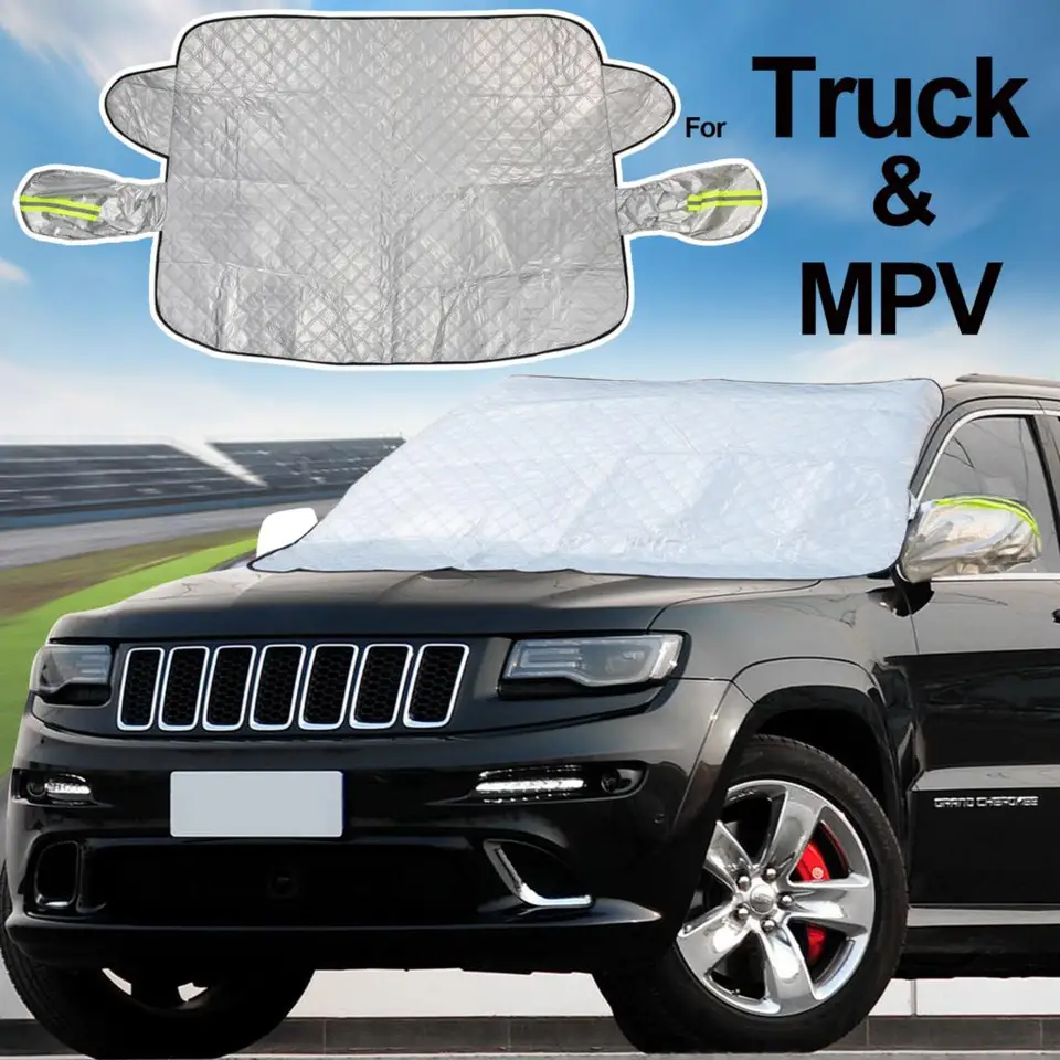 Magnetické zimné auto čelné sklo Snehové kryt