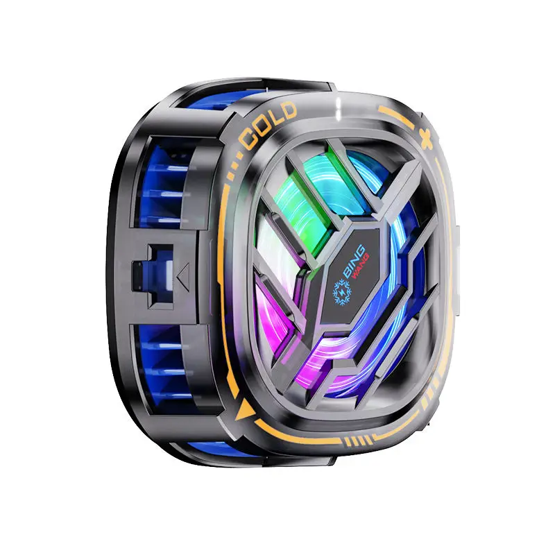 Magnetický chladič telefónu RGB, prenosný, ľahký, štýlový radiátor s teplotným displejom pre Magsafe Mobile Gaming iPhone