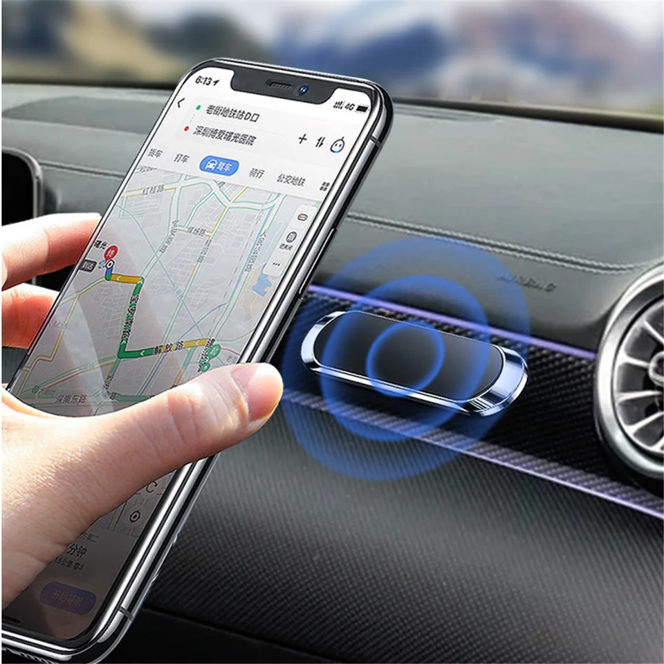 Magnetický držiak na držiak automobilov Univerzálny držiak pre Hyundai IX35 IX45 IX25 I20 I30 Sonata Verna Solaris Elantra Tucson