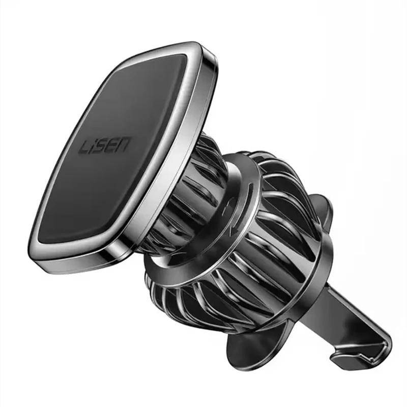 Magnetický držiak na telefón Magnety Magnety automobilu pre telefón pre iPhone 15 14 13 12 Pro Max Xiaomi Samsung 360 ° rotačný držiak vzduchu