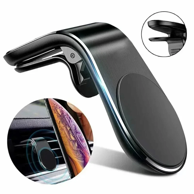 Magnetický držiak telefónu automobilu stojan Air Vieter Clip Magnet MONT MONT GPS Smart Phone Mobile Support v držiaku automobilov pre iPhone Samsung