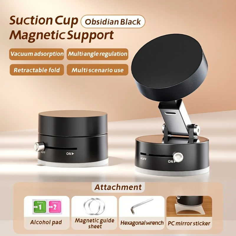 Magnetický držiak telefónu Lazy Multi-Funct Flowable Storage Držiak s obojstranným prísavkovým pohárom Vákuový držiak telefónu držiteľ kvapky