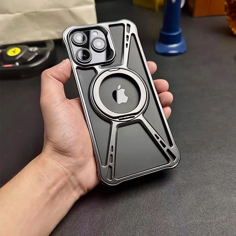 Magnetický hliníkový zliatinový kryt proti pádu pre Apple