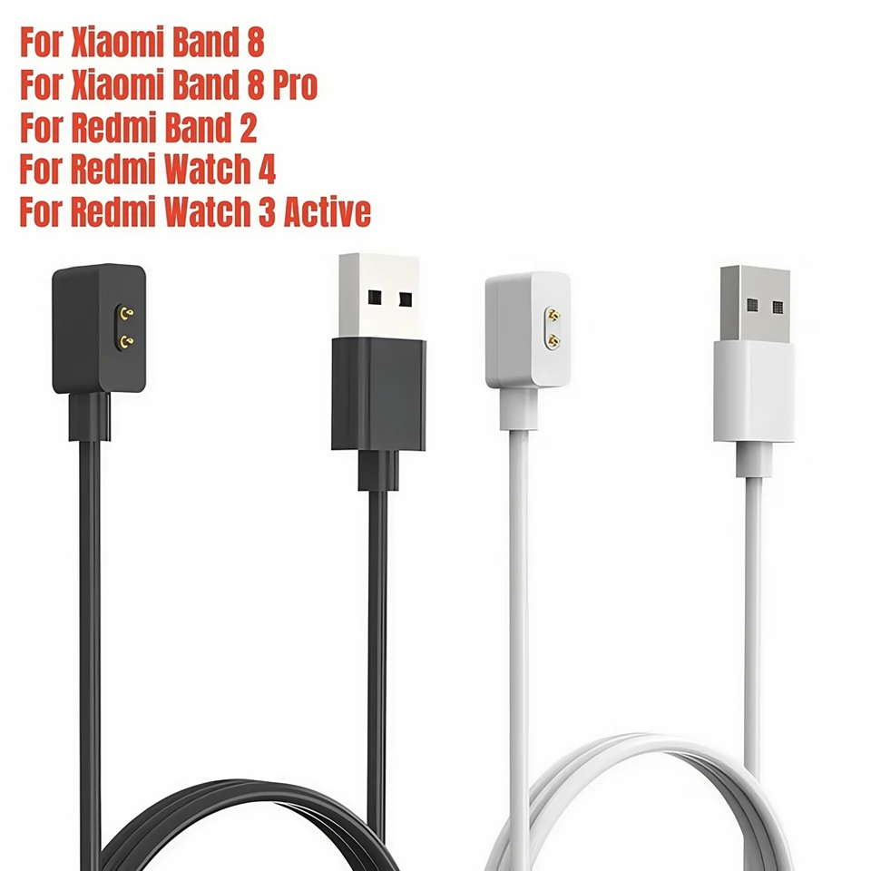 Magnetický nabíjací kábel pre Redmi Smart Band 2 Watch 4 3 Active USB Charger pre Xiaomi Mi Smart Band 8 Band8 Pro Charger Dock
