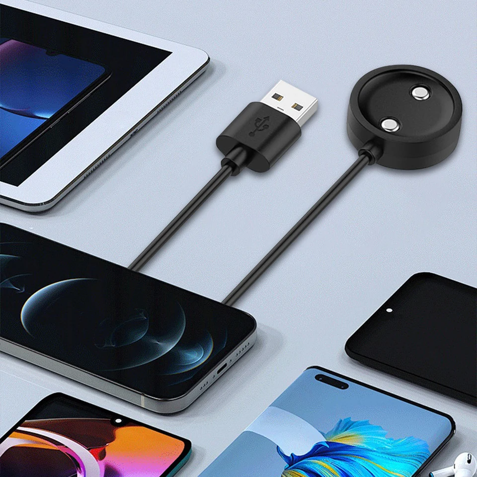 Magnetický nabíjací kábel USB 2 PIN Výmena USB nabíjacej nabíjacieho doku kábel pre Suunto 9 Peak Pro/Suunto Vertical/Suunto Race